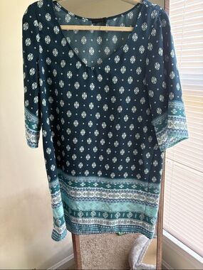 Blue detailed tunic